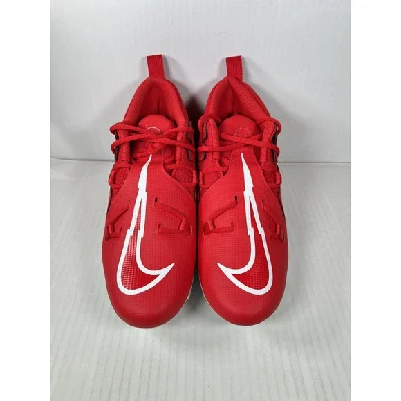 Nike Alpha Menace Pro 3 Football Cleats University Red Mens Size 12 CT6649-616